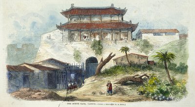 The North Gate Canton by M. E. after Roux